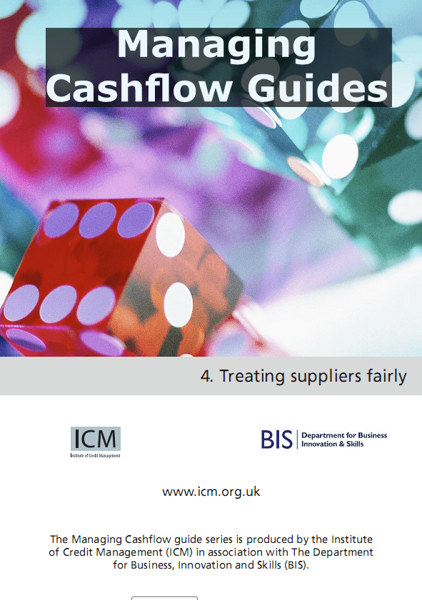 Managing Cashflow Series Part 4 – Treating Suppliers Fairly